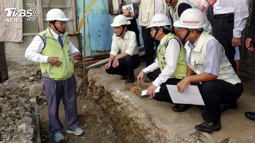 嘉市東門派出所修復 發現疑似東門遺跡