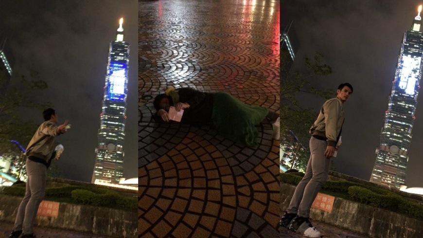 幫拍整根101!愛妻竟倒地取景 陽岱鋼笑噴:有病啊