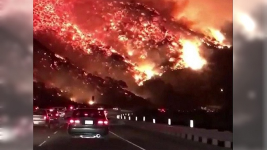 高速公路通往地獄?南加州山火宛如世界末日