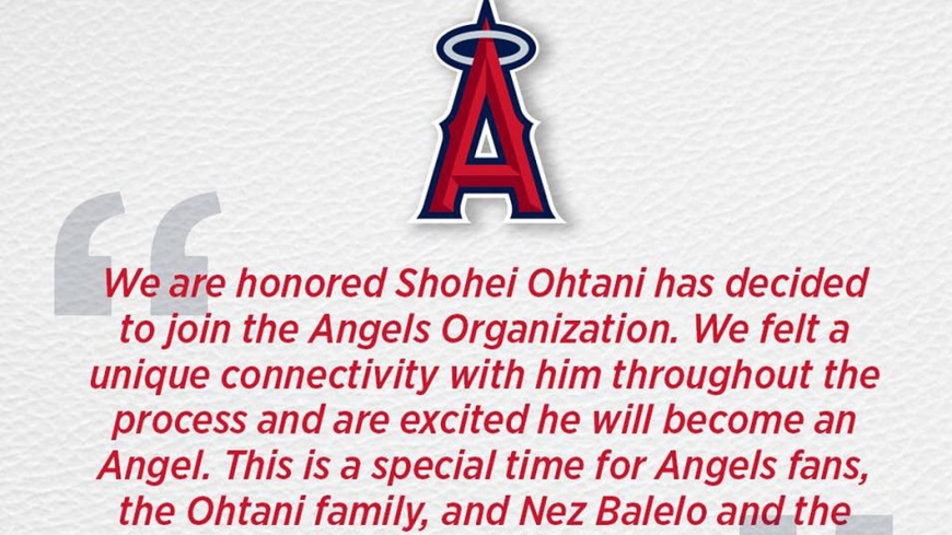 大谷翔平加盟　天使成2018年必看球隊