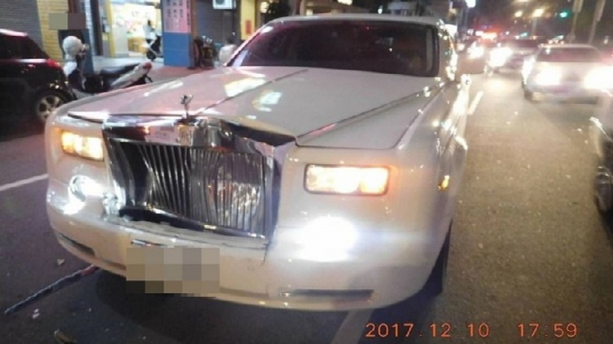 剉咧等!男開勞斯萊斯連3撞 車主遭起底是黑道大哥