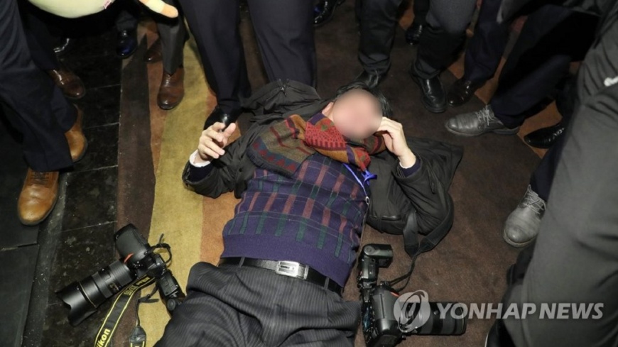 南韓記者被中國保安圍毆 韓嚴正抗議