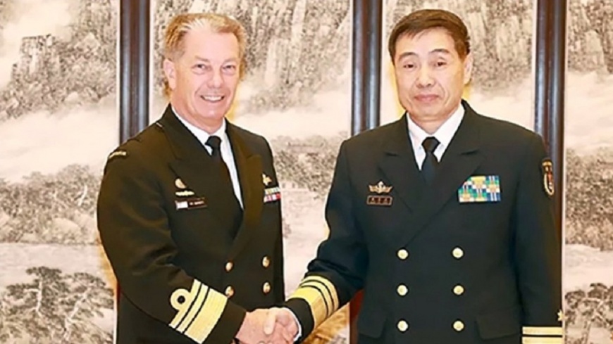 中共海軍司令 批澳軍南海舉動