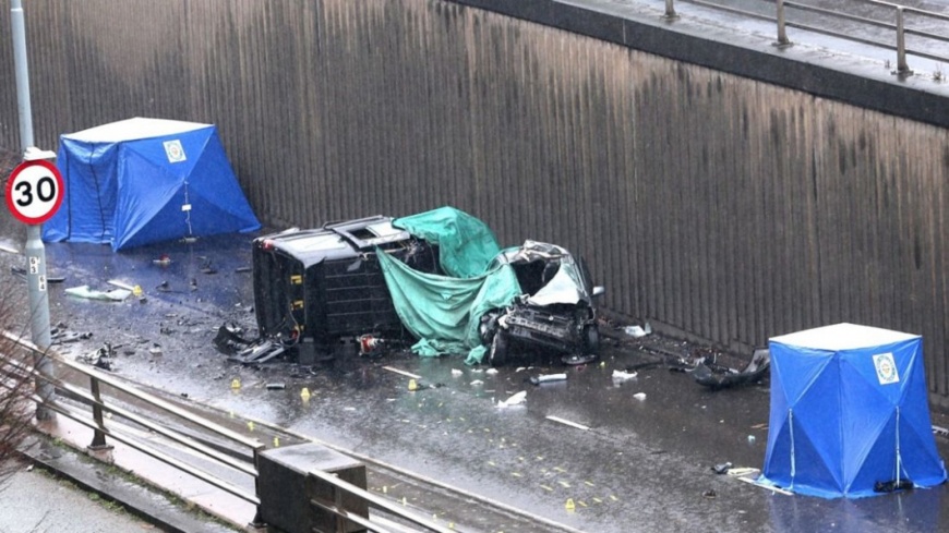 英伯明罕地下道追撞 連環車禍6死7傷