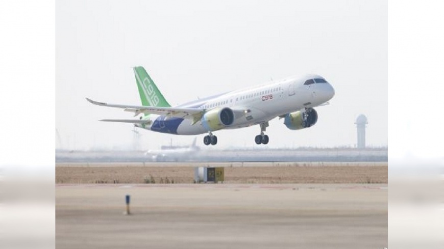 陸自產第二架C919首試飛　更高更遠更快