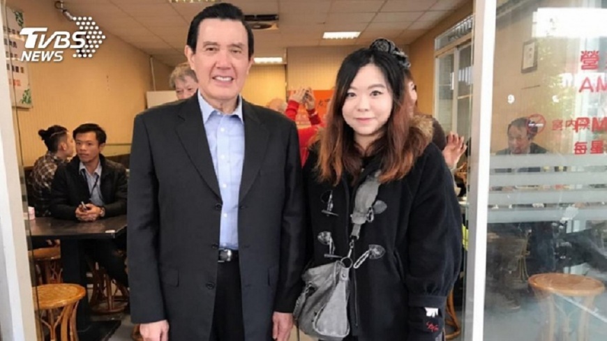 「馬英九吃麵」網傳周圍全淨空 她還原:進店門也沒人攔