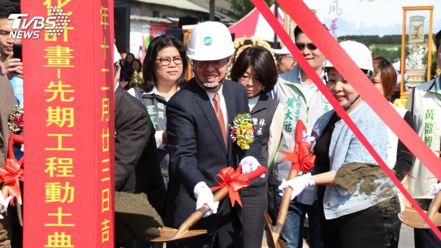 嘉義市鐵路高架化先期工程　副總統動土