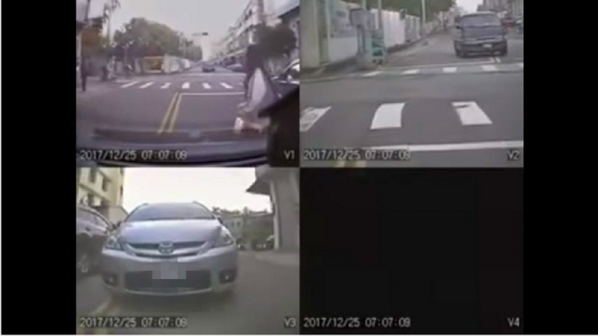走2步害2車追撞 「三寶妹」當沒事霸氣離開