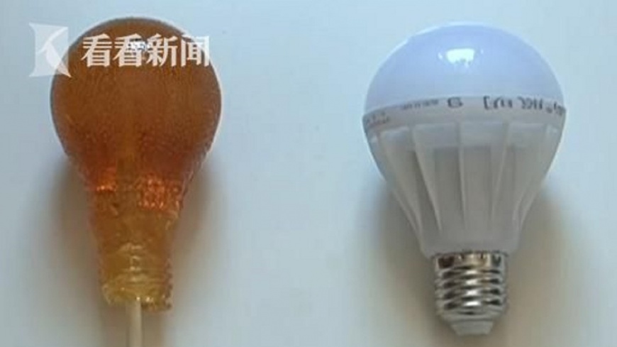 陸瘋燈泡糖挑戰　塞進嘴裡卡住出不來