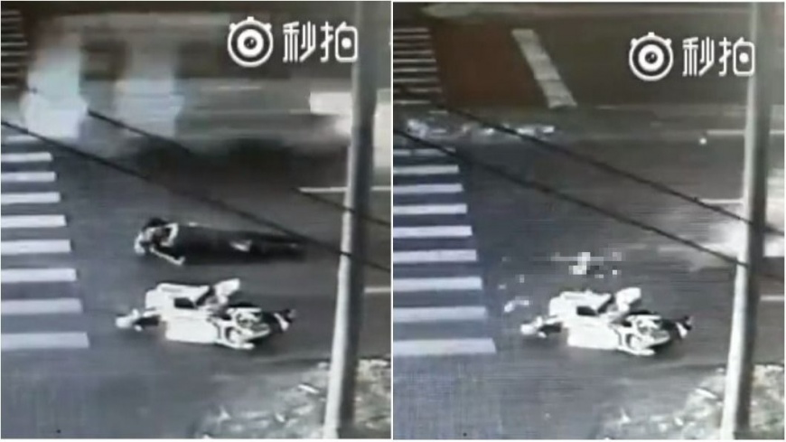 男遭撞倒地無人停車救 連遭3車輾成肉泥慘死
