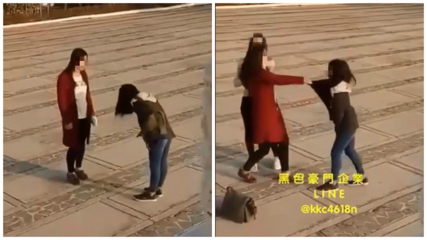 抓包男友偷吃 高中女飛踢扯髮小三稱己「受害者」