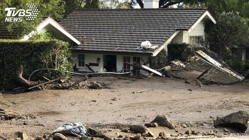 野火燒盡又降豪雨 南加州土石流至少8死
