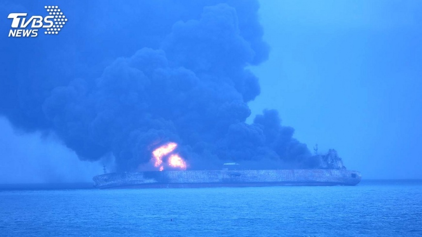 東海油船事故 漏油不排除漂到台灣海域