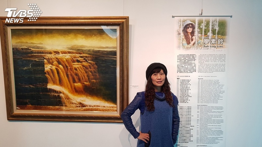 廖素鈴畫作個展 用畫筆記錄成長歷程