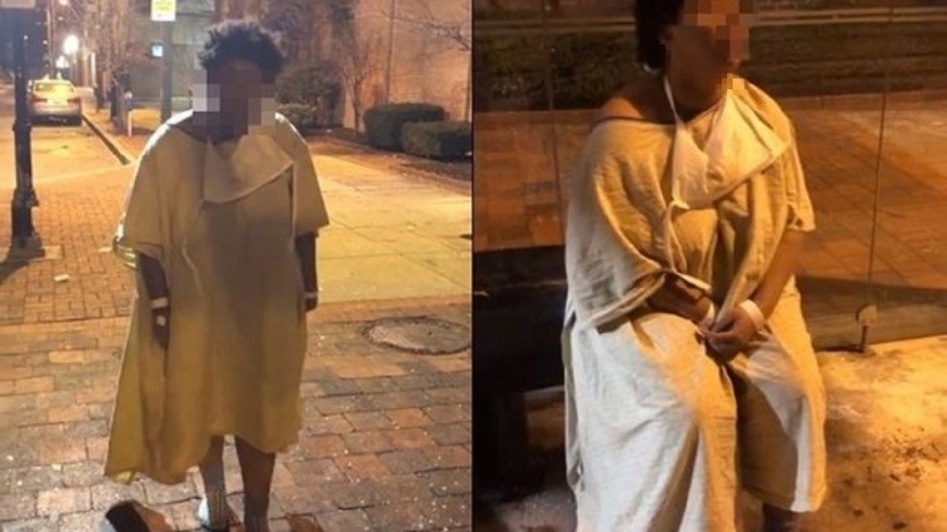 扯！寒風夜被醫院趕出　婦只穿「病人袍」路邊徘徊