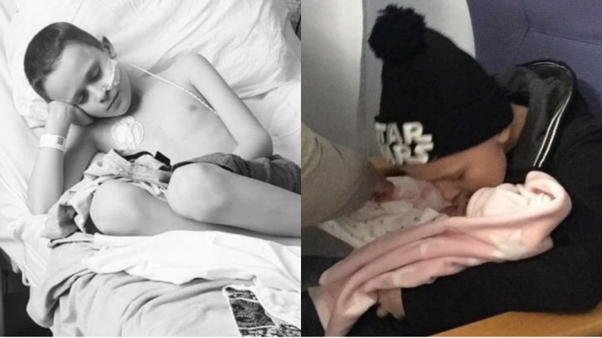 我想等她…癌末童苦撐4月 親眼見小妹出生安心離世