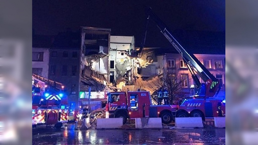比利時市區大樓爆炸 樓塌20傷、多人失聯