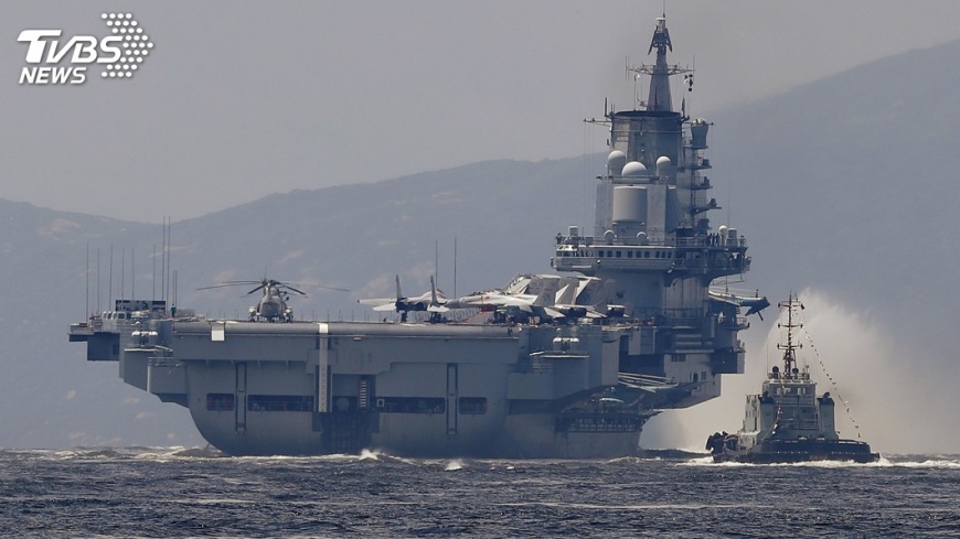 遼寧號遠海長航 沿海峽中線以西北返