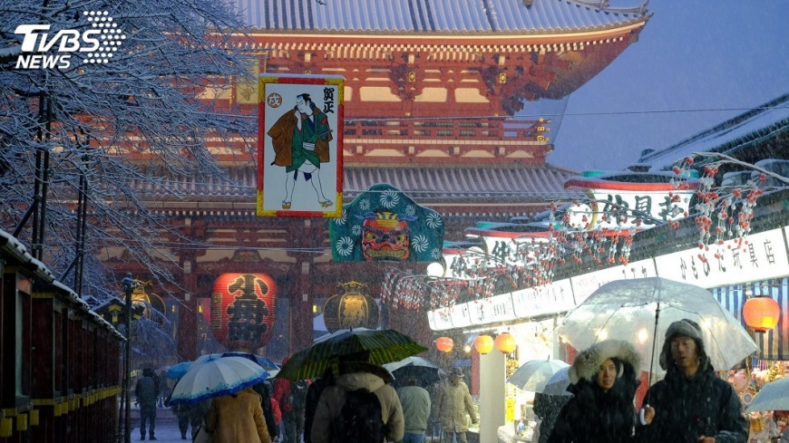 台灣遊客巧遇東京大雪　難掩興奮不減遊興