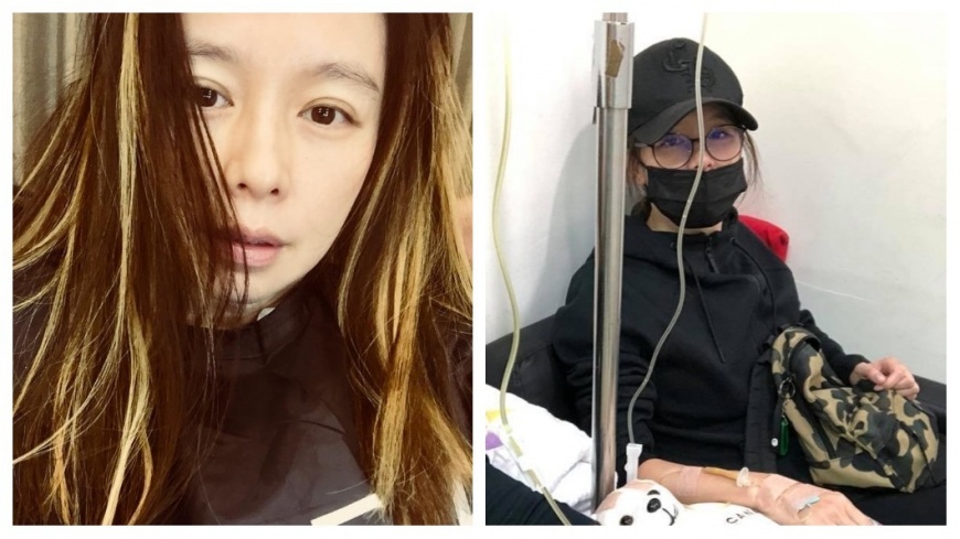 徐若瑄忙父喪事累倒 憔悴打點滴硬撐