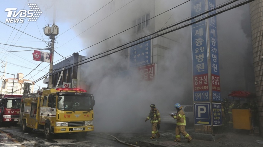 南韓醫院大火 未裝自動滅火器致傷亡慘