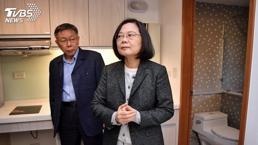同台視察公宅 柯文哲感謝蔡總統支持