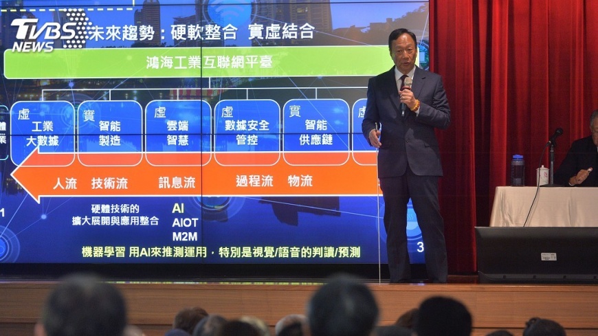 郭台銘:5G專利 鴻海列全球前10