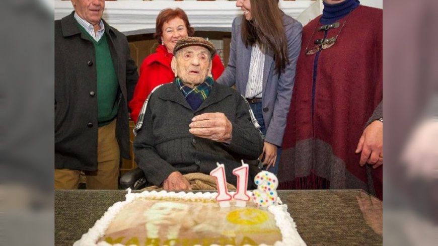 世界最年長男性西班牙逝世　享嵩壽113