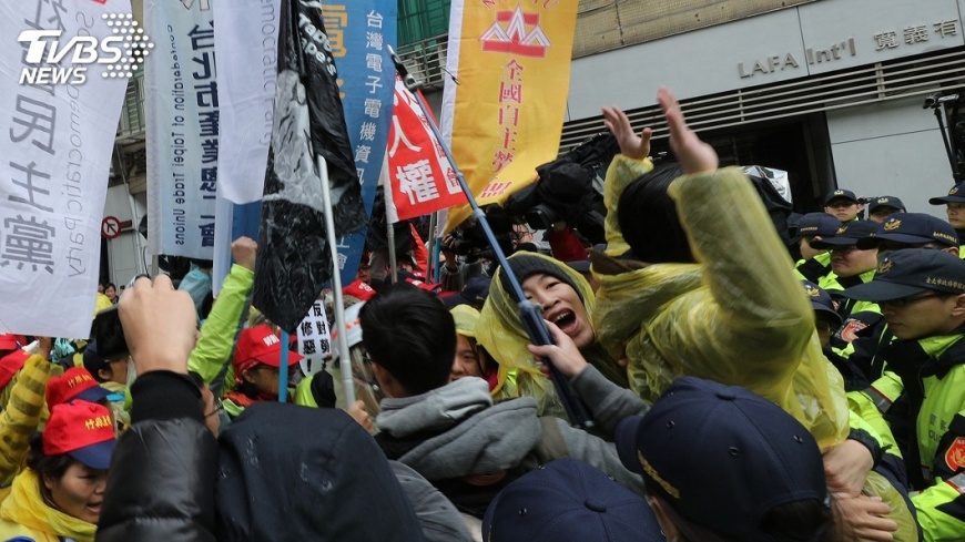 反勞基法陳抗　監委調查警方執勤有無違失