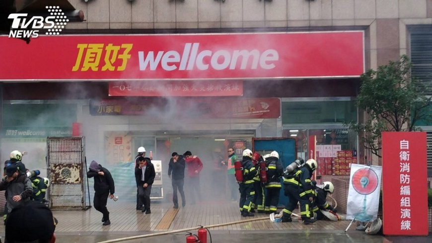 年節前防災　北市辦超市火警演習