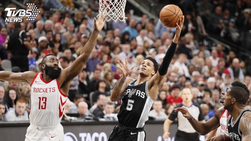 NBA火箭哈登不累　馬刺難得主場翻船
