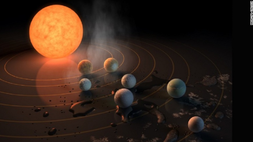 神秘7行星好似地球 不排除生命存在可能