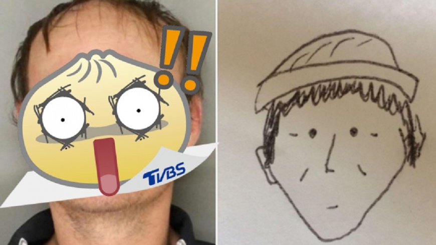 目擊者提供「卡通版」素描照 警方真的靠它抓到人