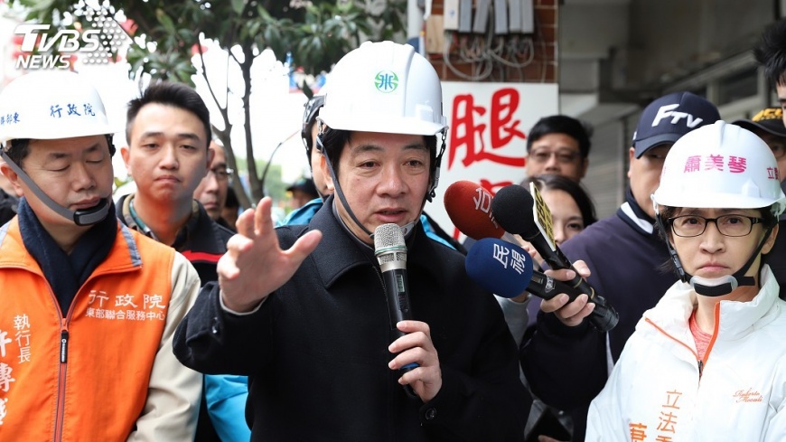 花蓮地震4000戶仍停水 賴揆指示3天內修復