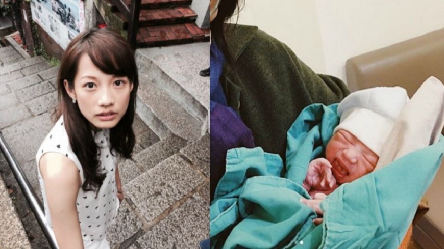 恭喜!簡嫚書升格當媽 女兒「住好住滿」準時報到