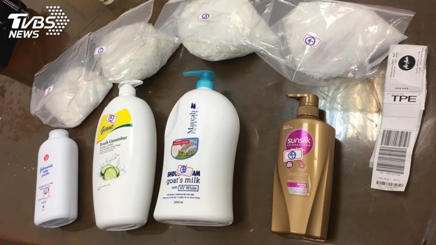 沐浴乳瓶裝內藏毒 馬籍毒鴛鴦落網
