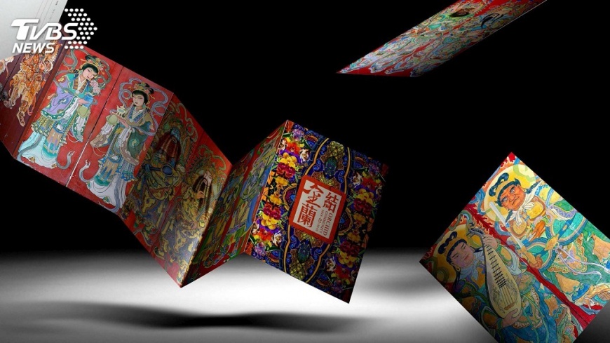 廟宇門神配花藝作品 台灣蘭展新亮點