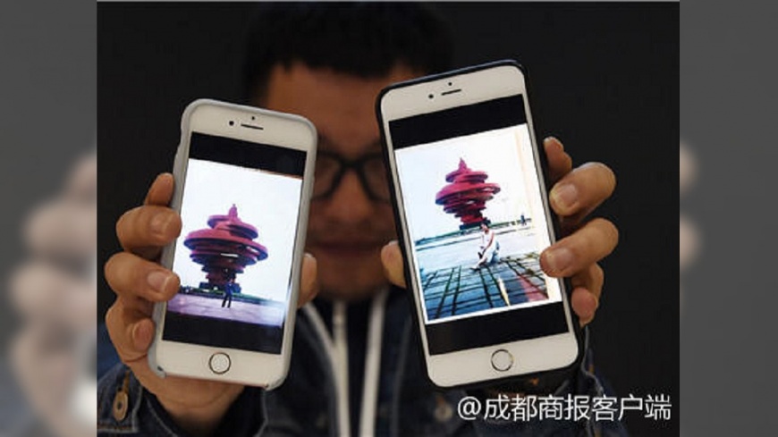 丈夫在整理舊照片時,意外發現他與妻子的緣分,早在18年前就已經結下。
