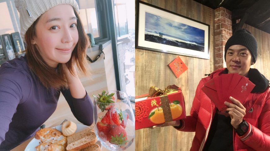 姚元浩認愛女模王心恬,圖/取自姚元浩、王心恬臉書