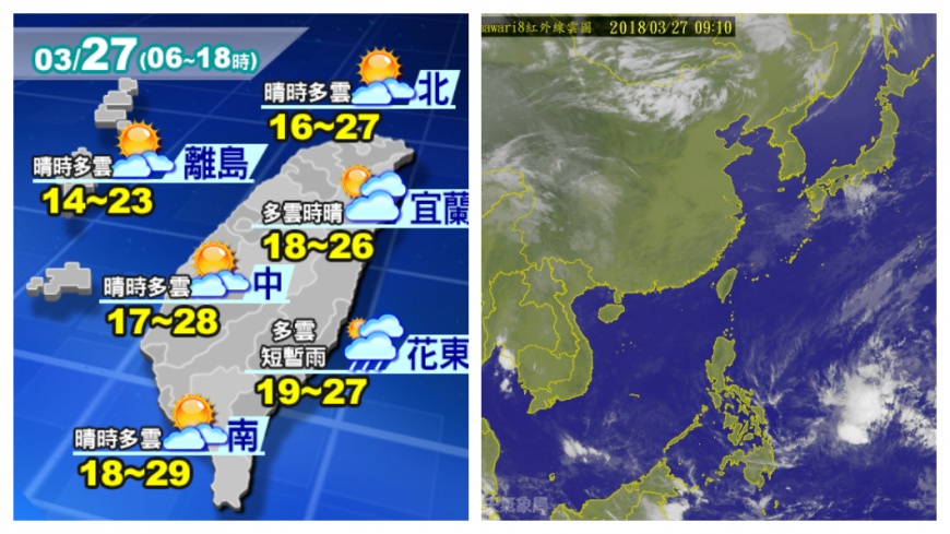 圖/TVBS、中央氣象局
