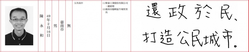 圖／翻攝自選舉公報