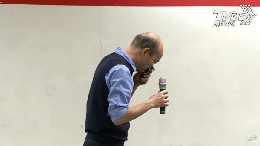 落下男兒淚！憶15月前白胖　韓國瑜辛酸：頭髮掉光了