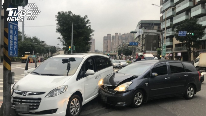 車禍現場。圖／TVBS
