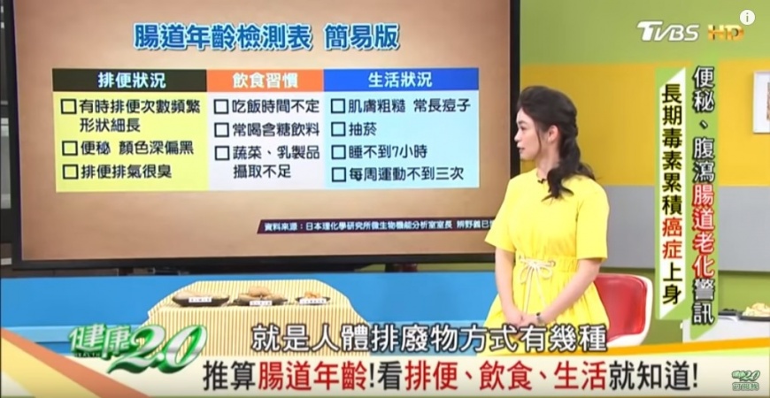 腸道好不會老 腸道健康你會年輕20歲！