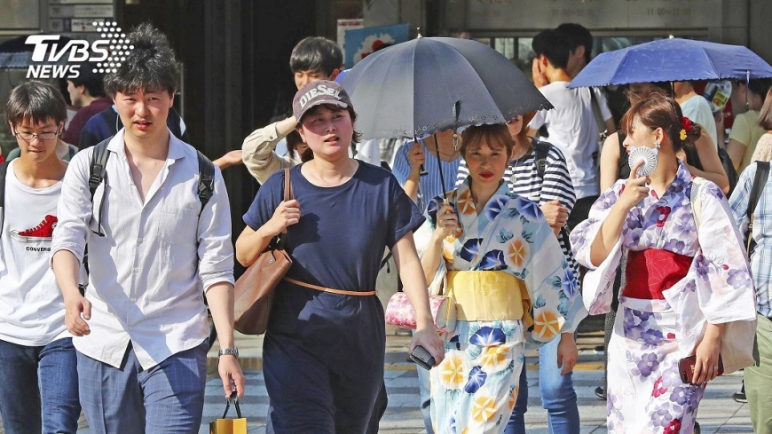 史上最熱!日本7月均溫破126年新高 萬人中暑送醫