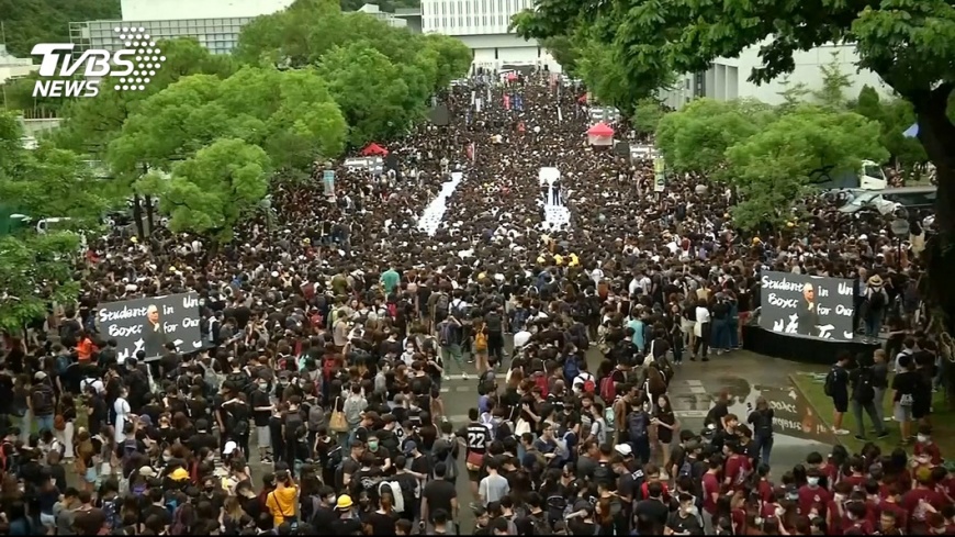 開學日不上課! 香港大學、中學串連大罷課