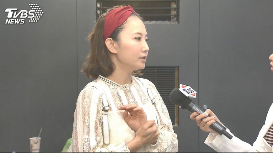 謝忻29日接受TVBS訪問。圖/TVBS