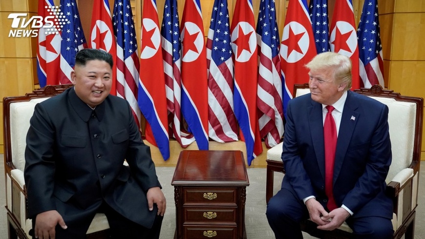 川普再次向支持者自誇,他與金正恩之間的友誼。(圖/達志影像美聯社)