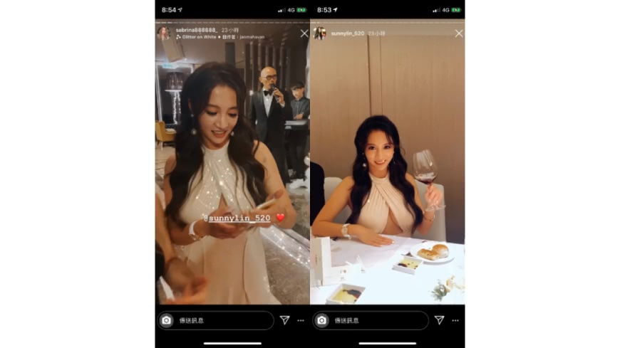 （圖／（左）翻攝自拐拐Instagram、（右）翻攝自林采緹 Instagram）