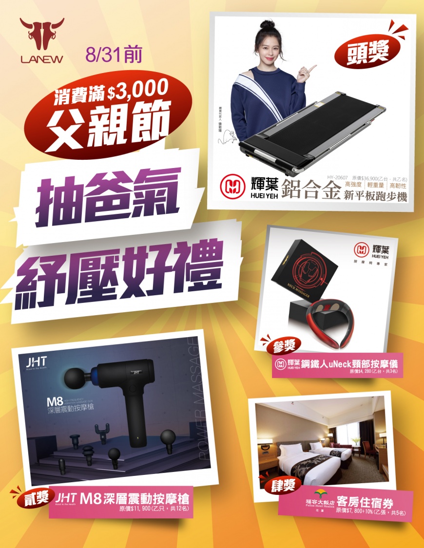 LA NEW提出振興券大禮包,超值五千元回饋大Fun送!